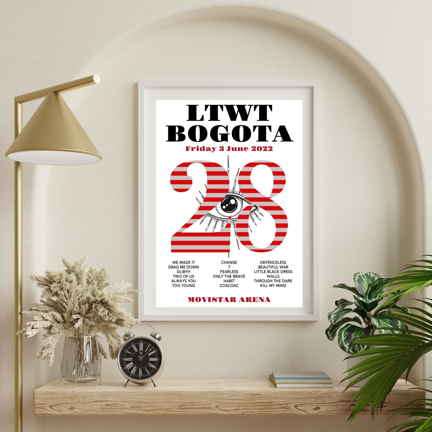 LTWT 2022 ALL DATES Setlist Prints - Choose Your Show!