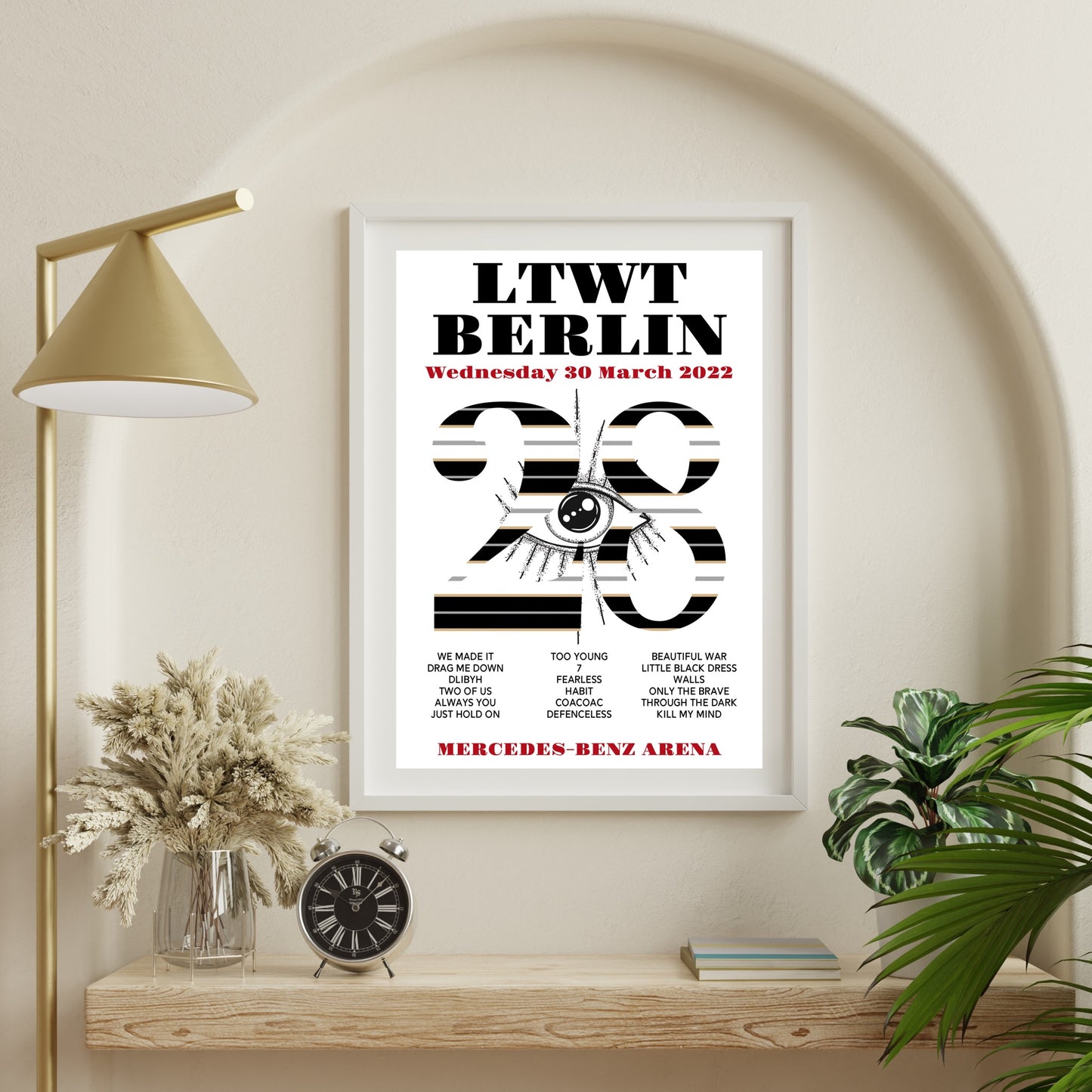 LTWT 2022 ALL DATES Setlist Prints - Choose Your Show!