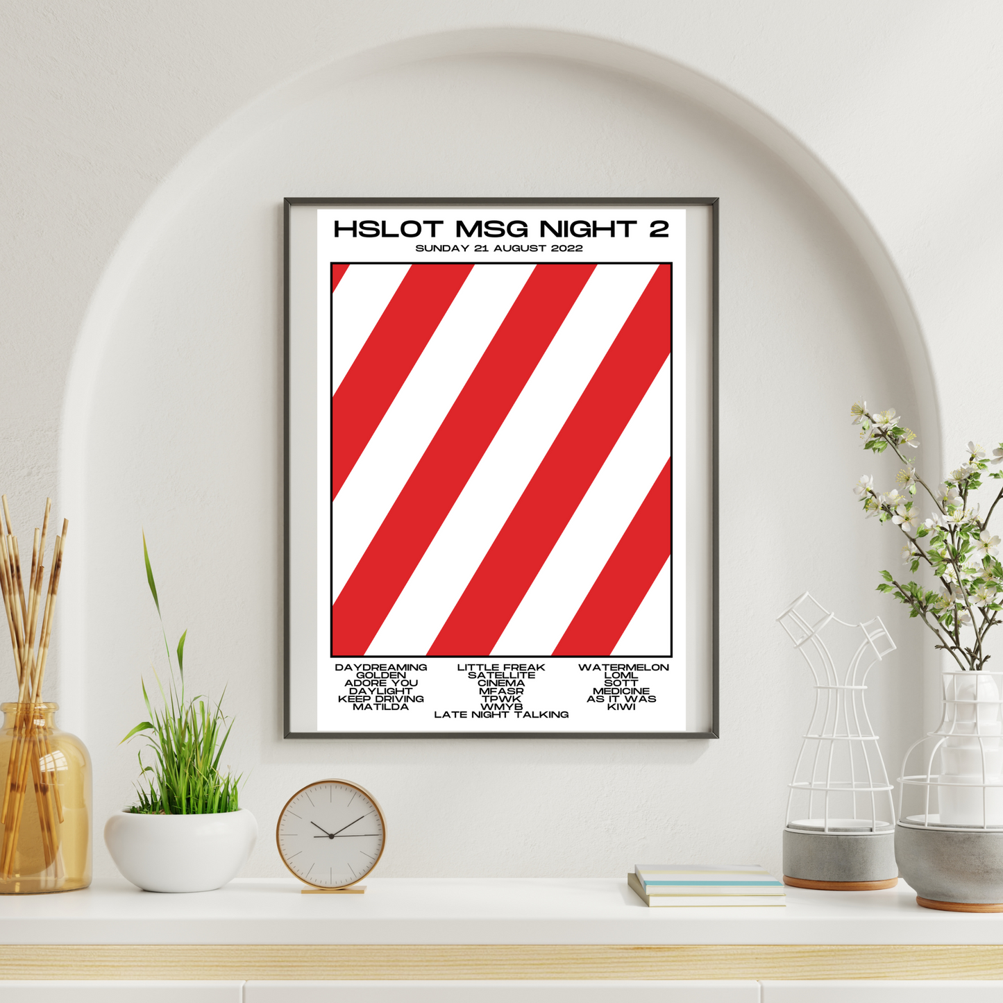 Love On Tour - HSLOT 2022 MSG New York N2 Show Poster Print - 2 styles | 2 sizes