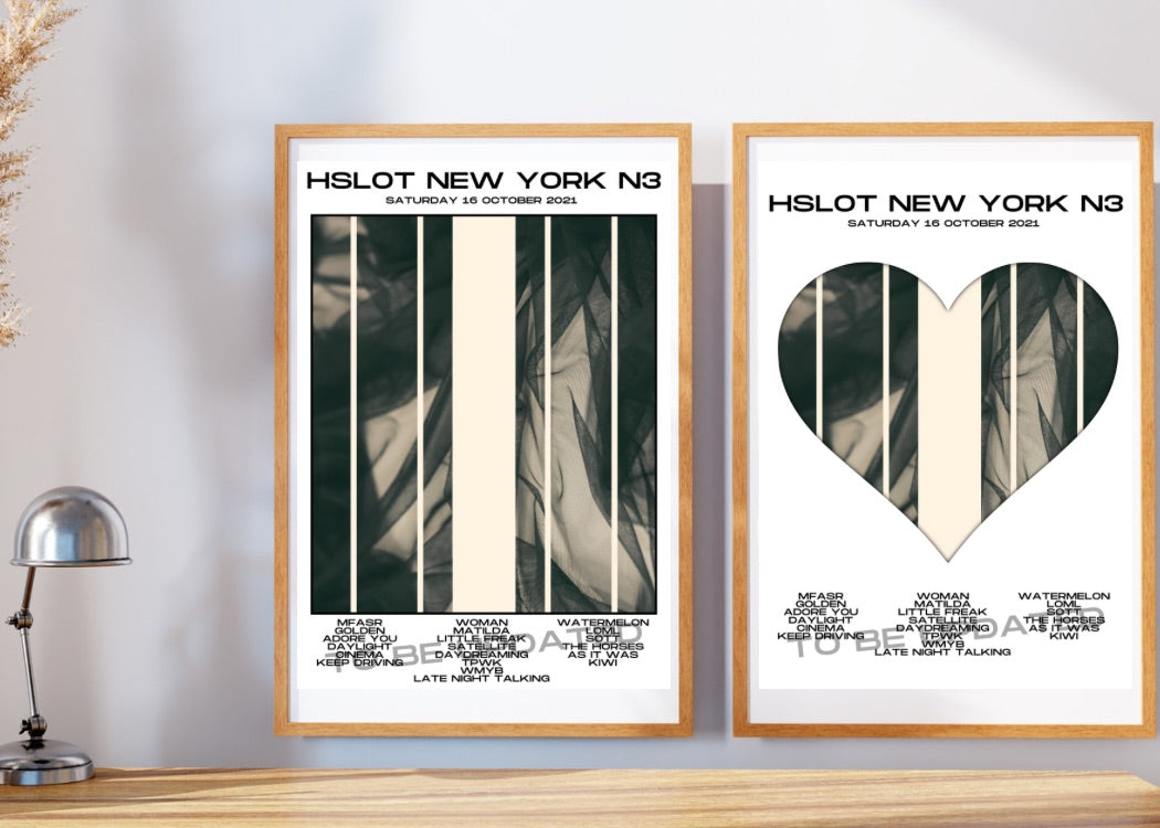 Love On Tour - HSLOT 2021 New York N3 Poster Print - 2 styles | 2 sizes