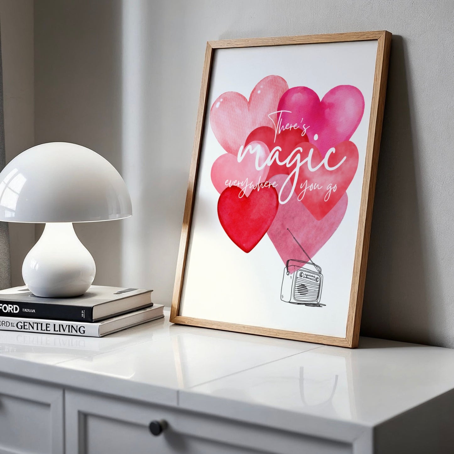 McFly Love is on the Radio Lyric Print | 5 Sizes