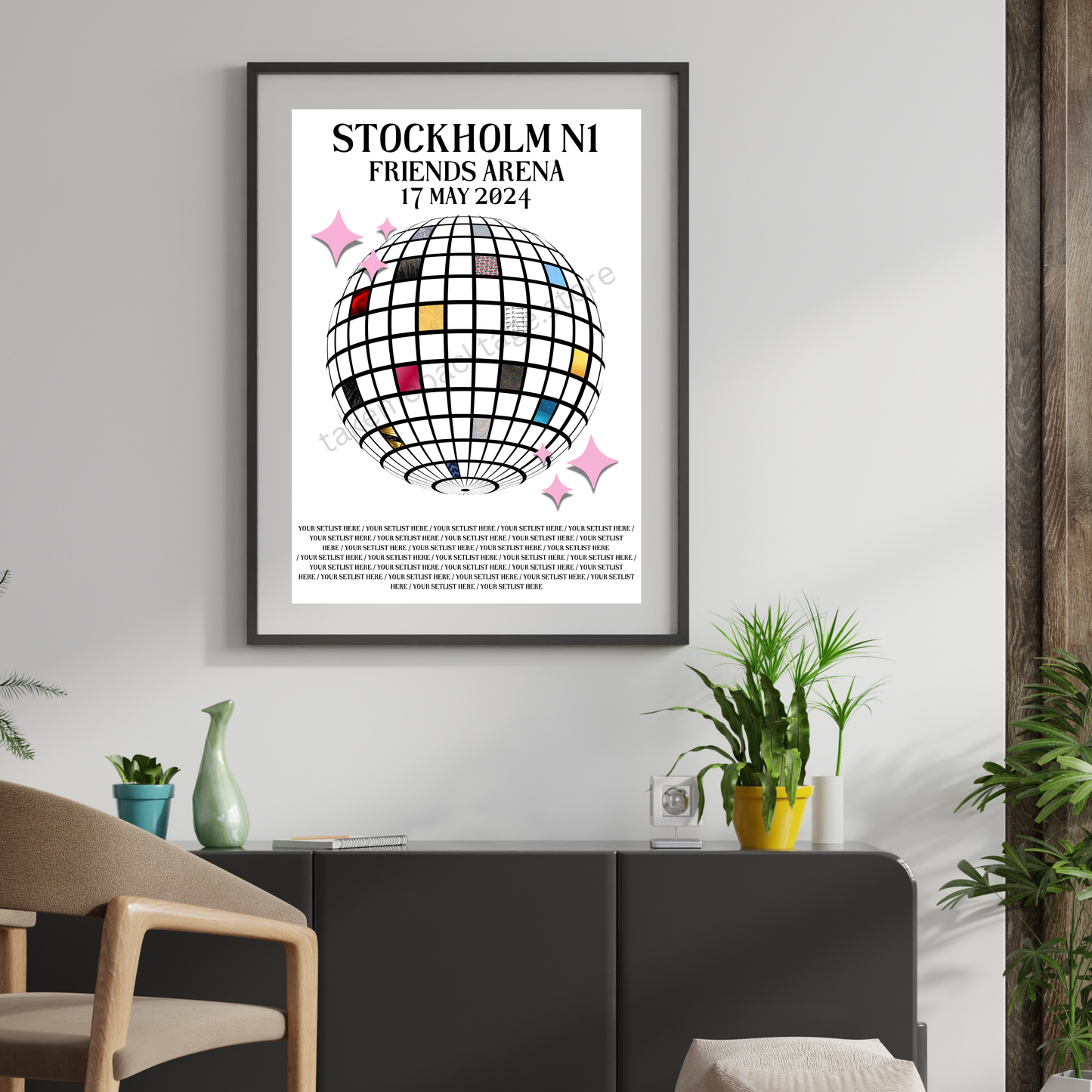 Eras Stockholm Setlist Show Posters | Print | 3 Sizes
