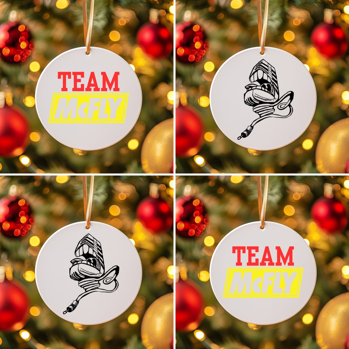Team McFly Ceramic Ornament
