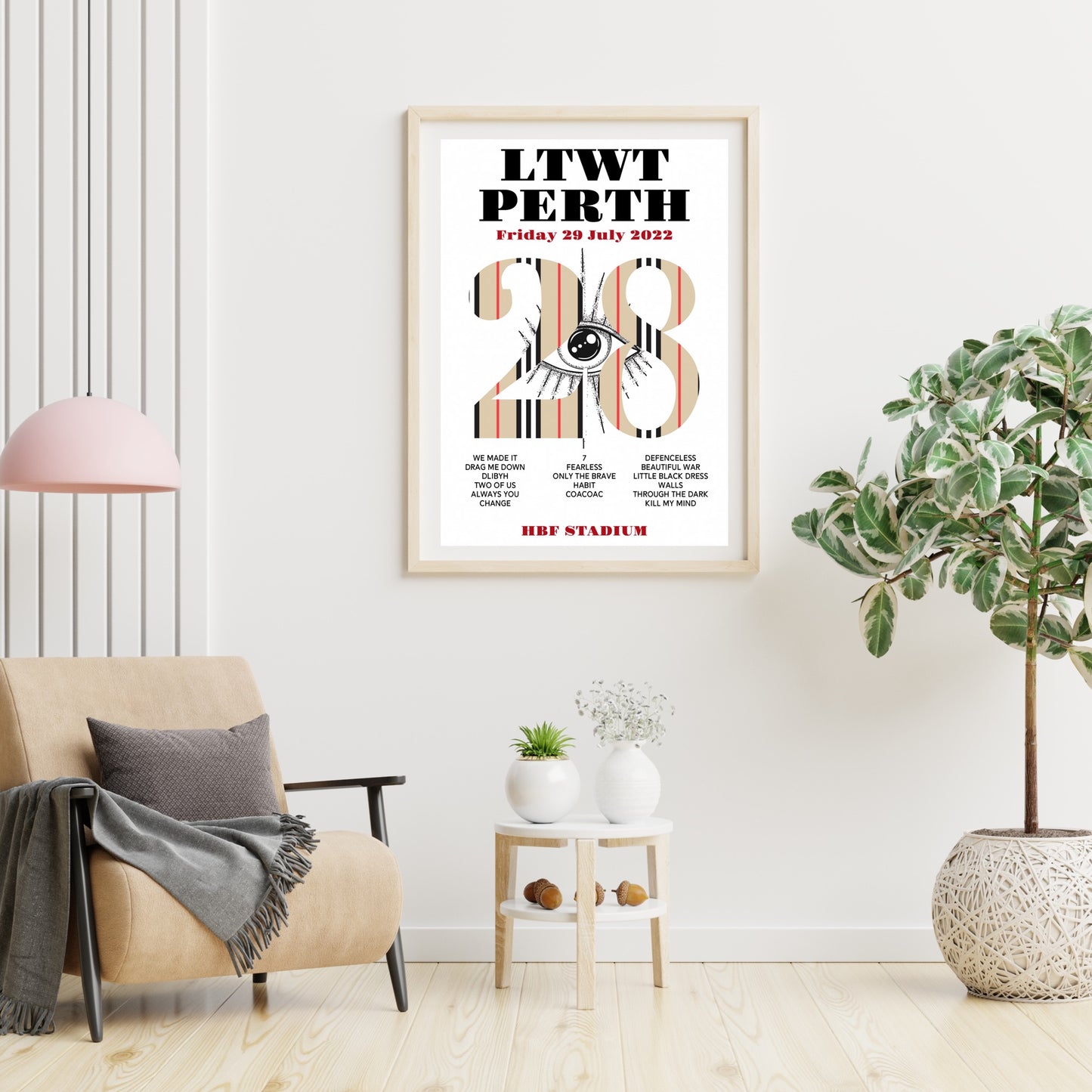 LTWT 2022 ALL DATES Setlist Prints - Choose Your Show!