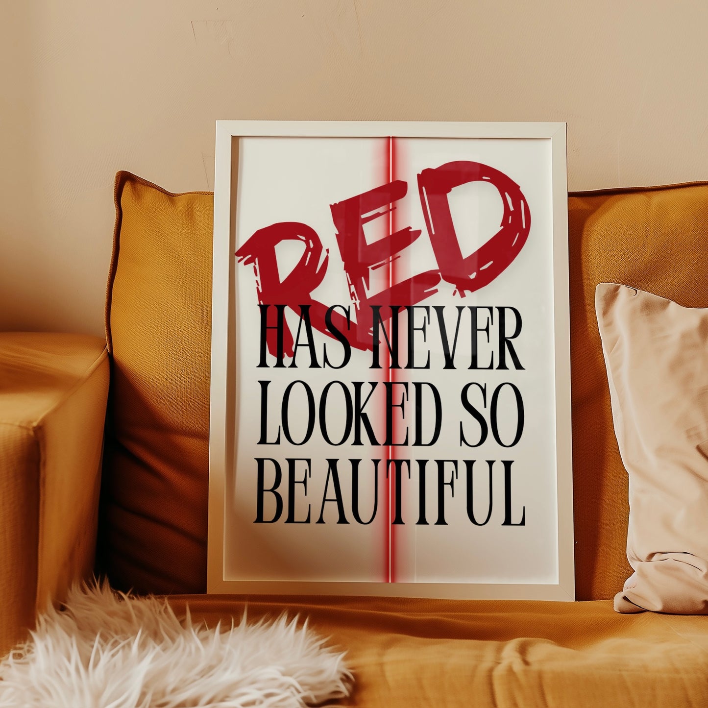 McFly Red Lyric Print | 5 Sizes