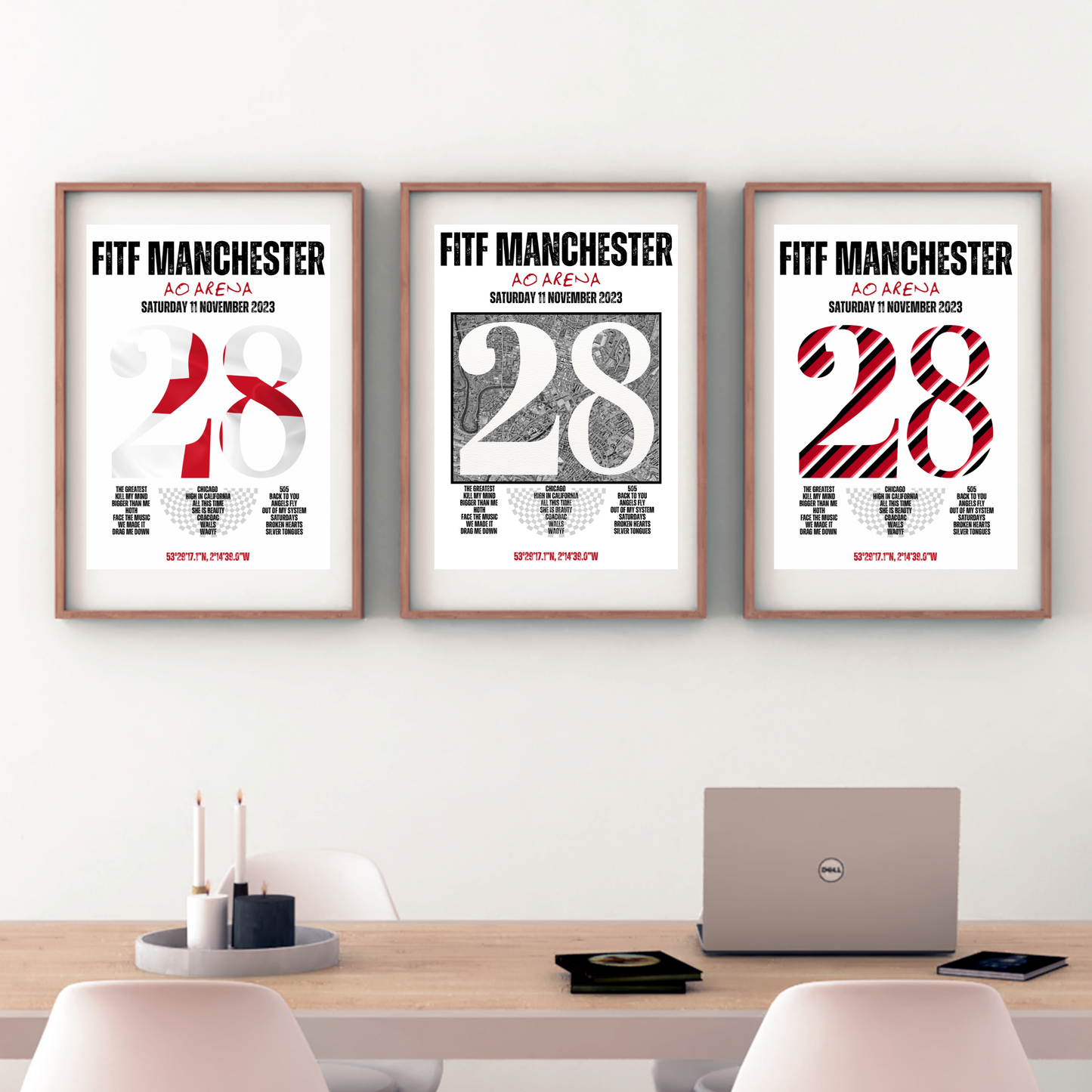 FITF World Tour Manchester 2023 Setlist Print