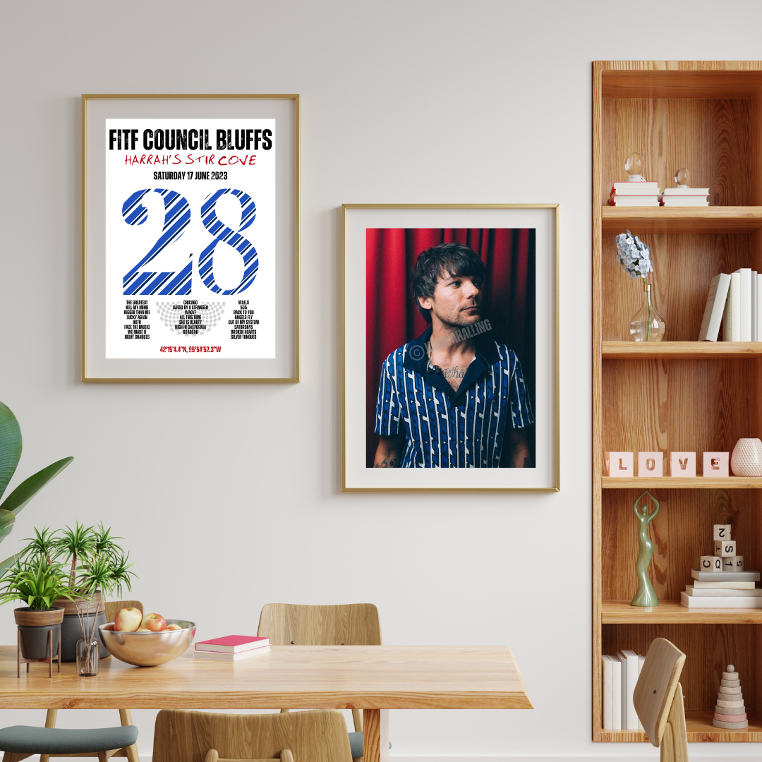 FITF World Tour Council Bluffs 2023 Setlist Print