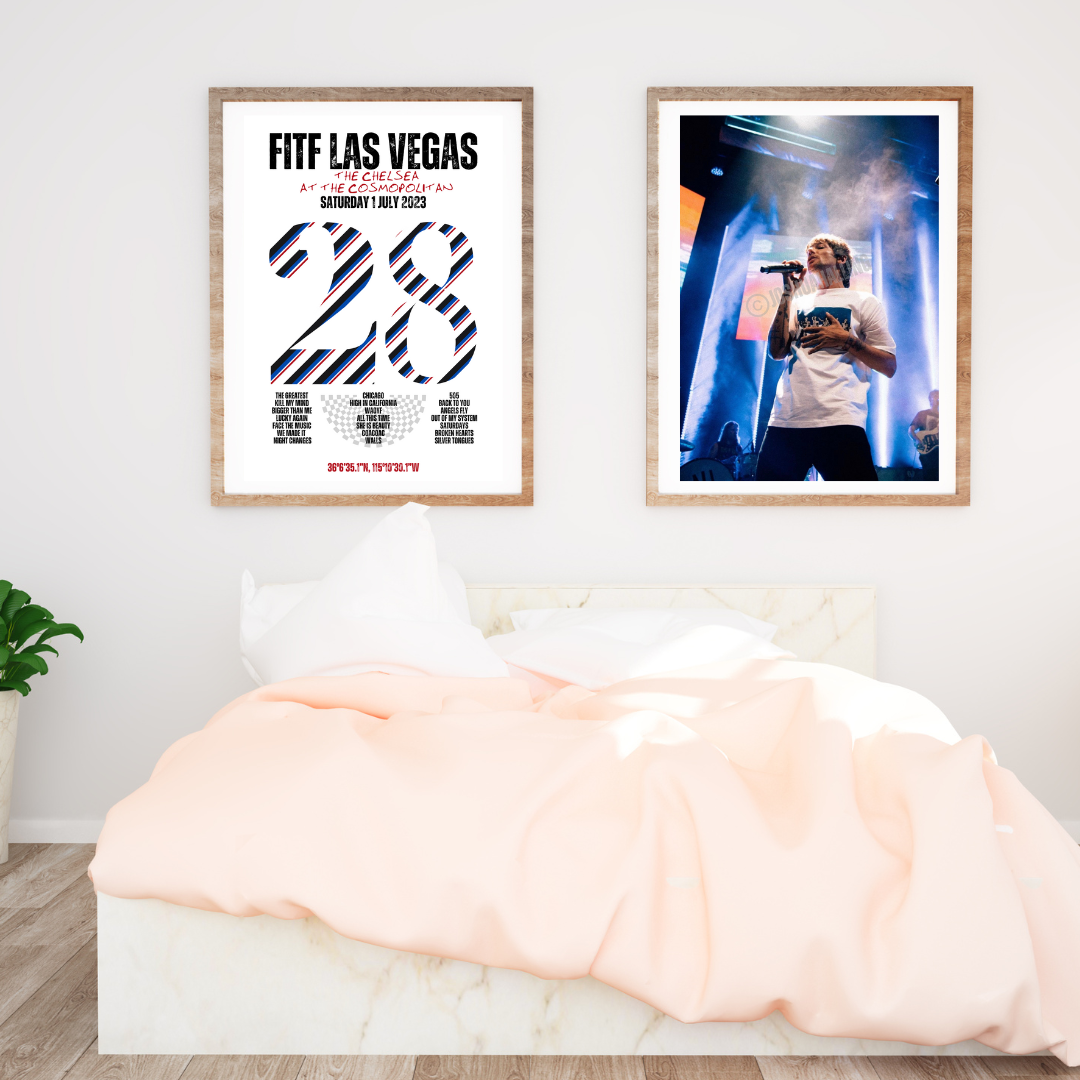 FITF World Tour Las Vegas 2023 Setlist Print