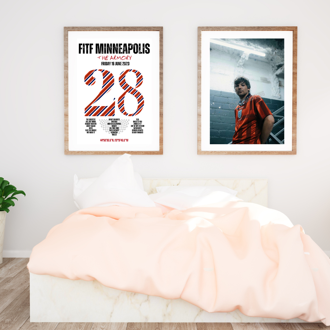 FITF World Tour Minneapolis 2023 Setlist Print