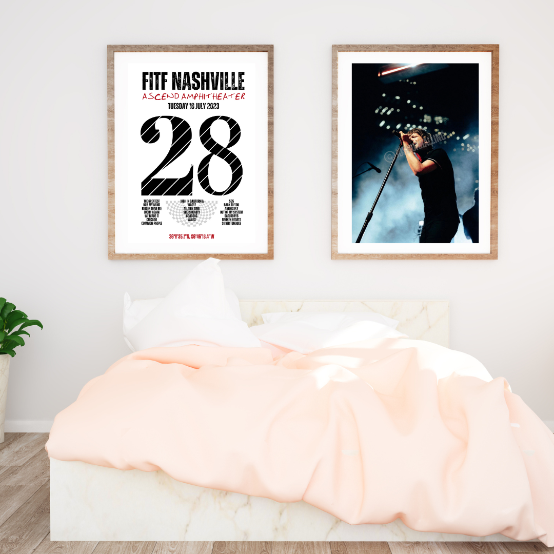 FITF World Tour Nashville 2023 Setlist Print
