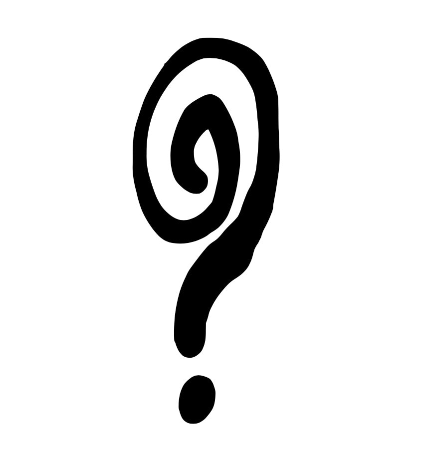 Louis inspired vinyl decal - Question Mark