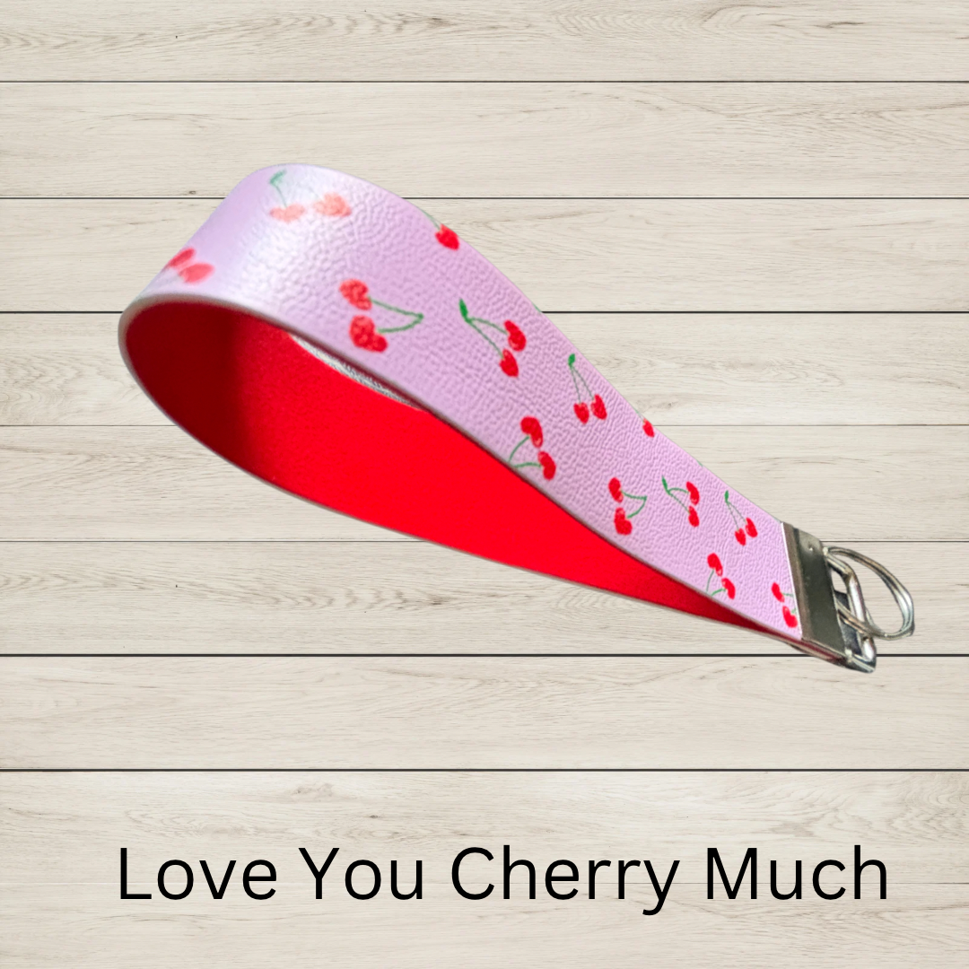 Faux Leather Wristlets | Keychain | Keyring | Wrist Lanyard