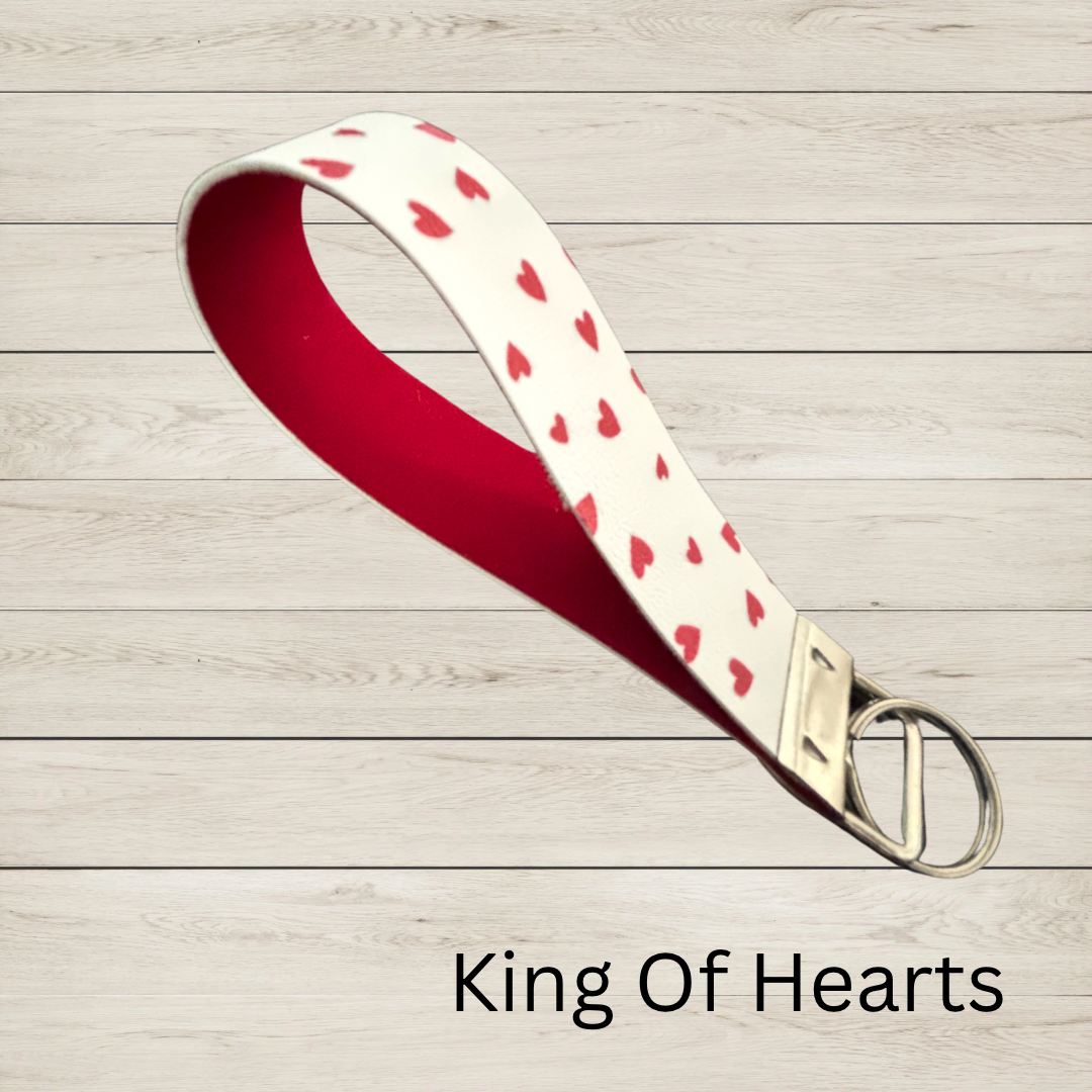 Faux Leather Wristlets | Keychain | Keyring | Wrist Lanyard