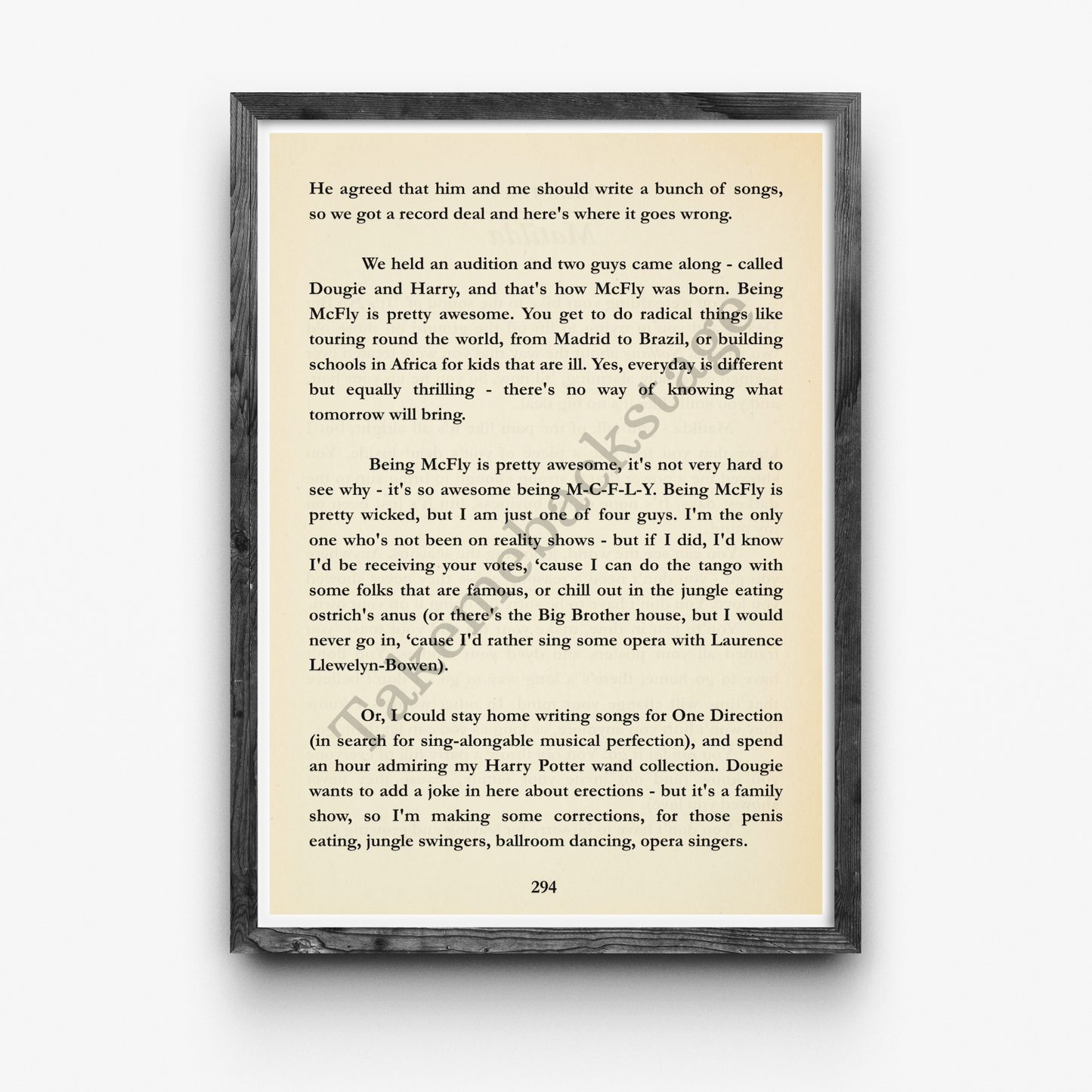 McFly The Musical | Set of 4 prints | Choice of size