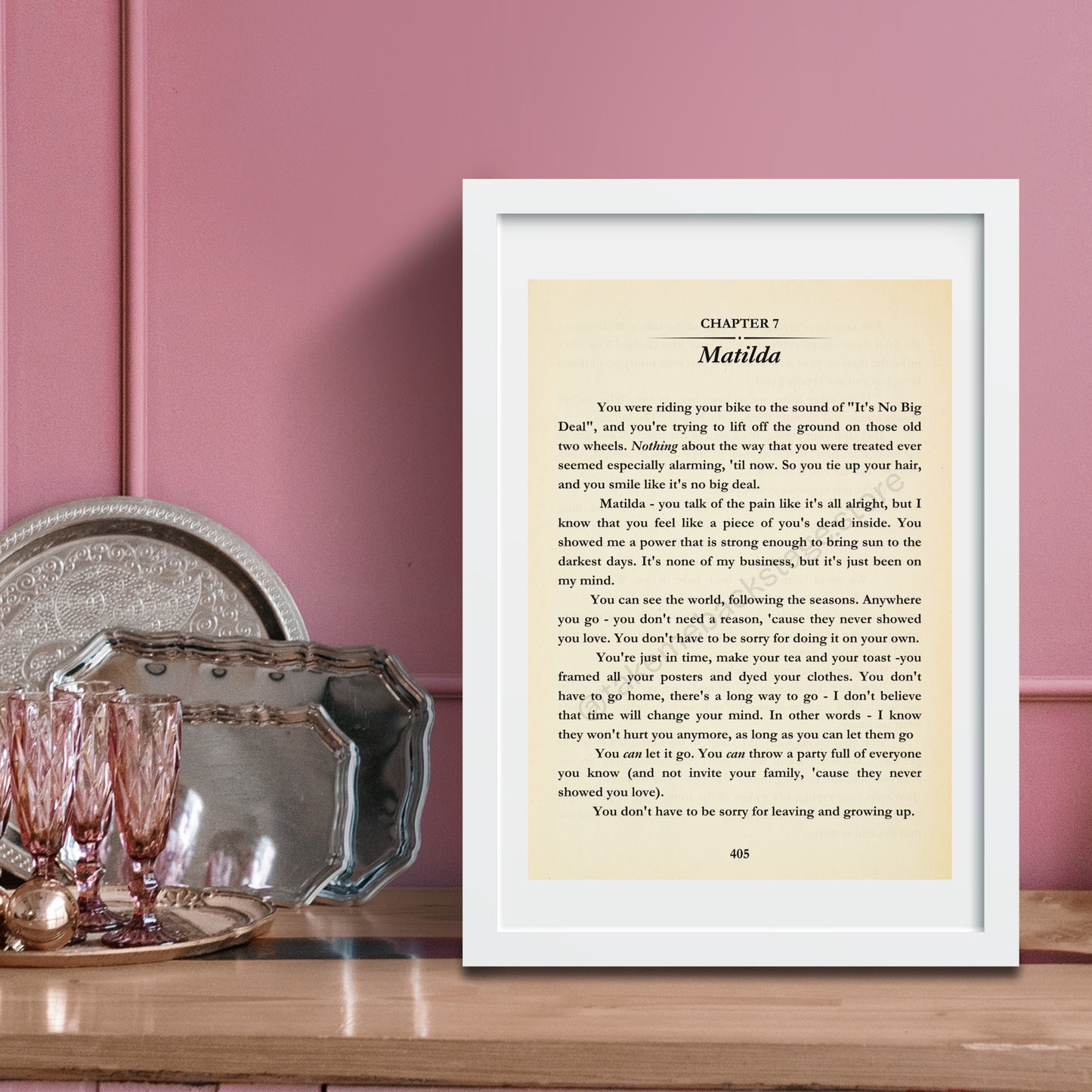 Bookish Harry Lyric Prints | Choose your track | 3 sizes