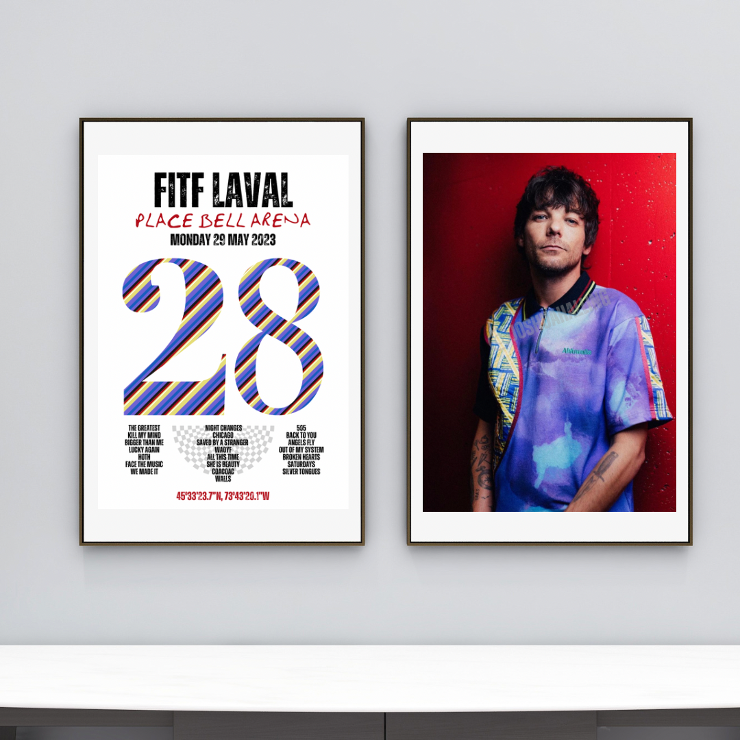 FITF World Tour Laval 2023 Setlist Print