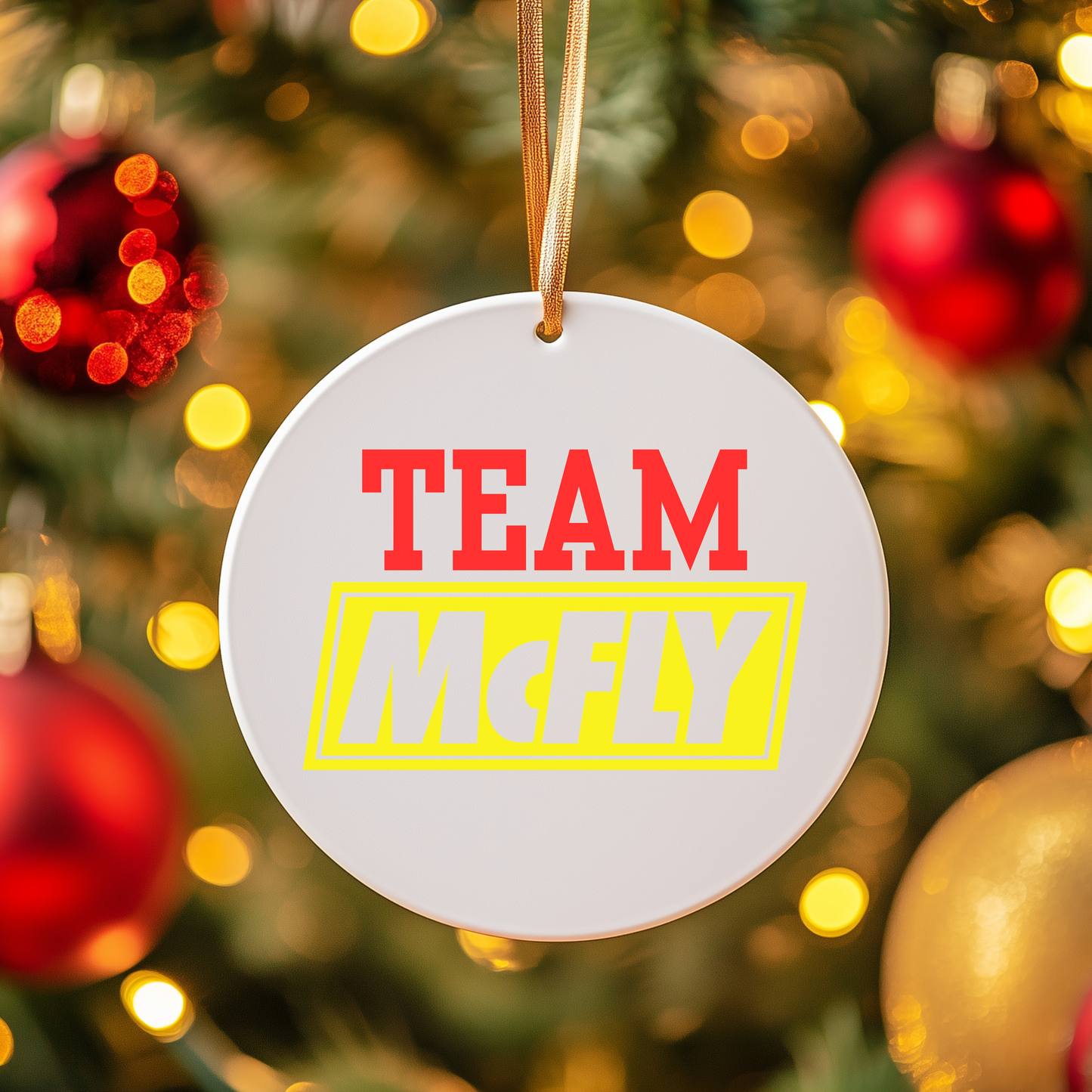 Team McFly Ceramic Ornament