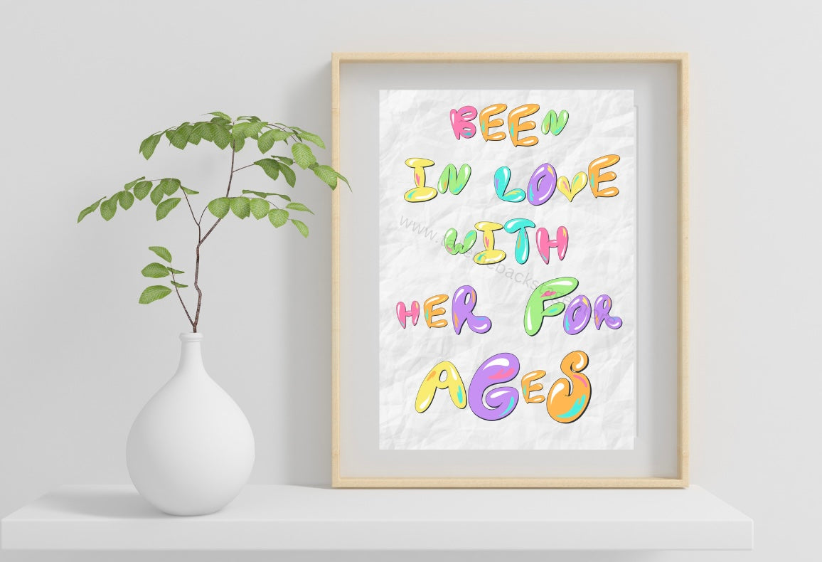 The 1975 Me & You Together Song Lyric Inspired Print