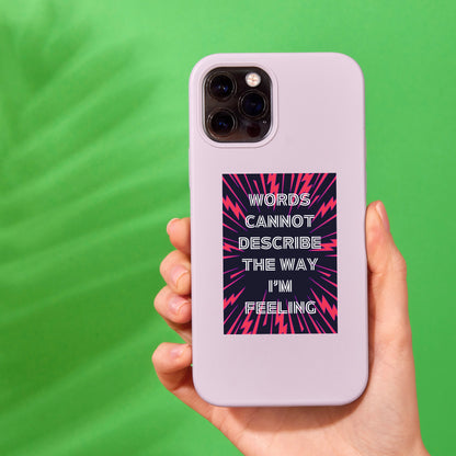 Busted Lyric Print Sticker Set | 12 Stickers