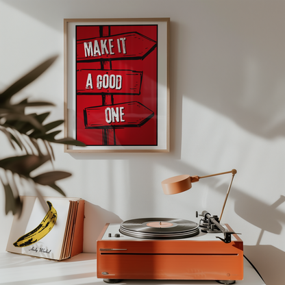 Busted Good One Lyric Print | 5 Sizes