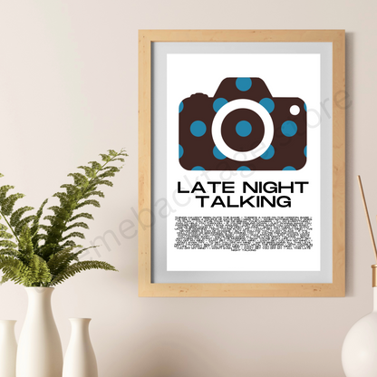 HS Music Video Lyric Prints - Single Prints