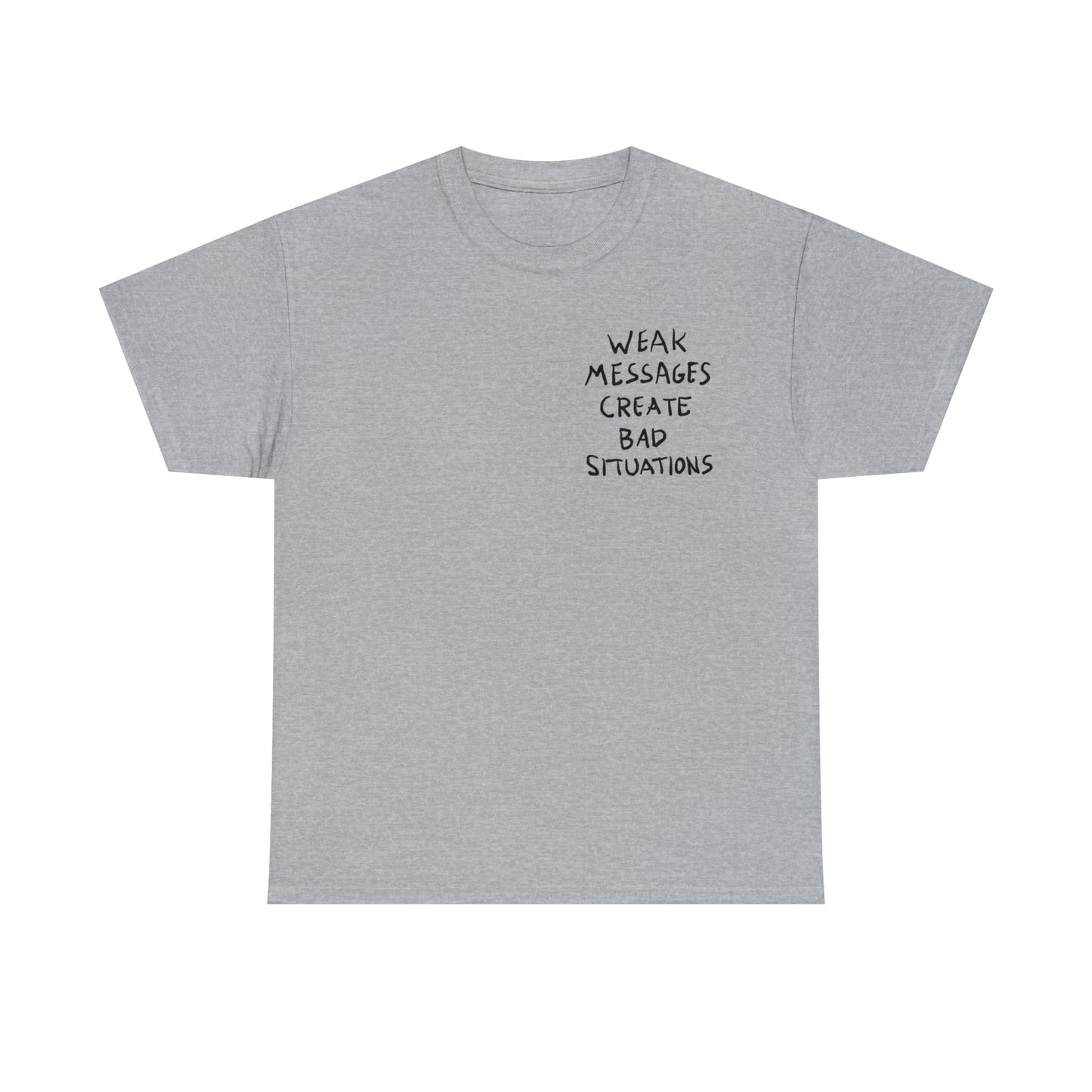 Matty Healy Weak Messages Tattoo Cotton Tee (The 1975)