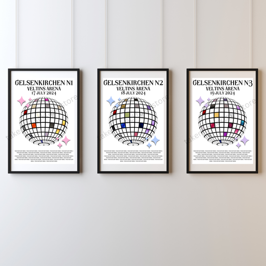 Eras Gelenskirchen Setlist Show Posters | Print | 3 Sizes