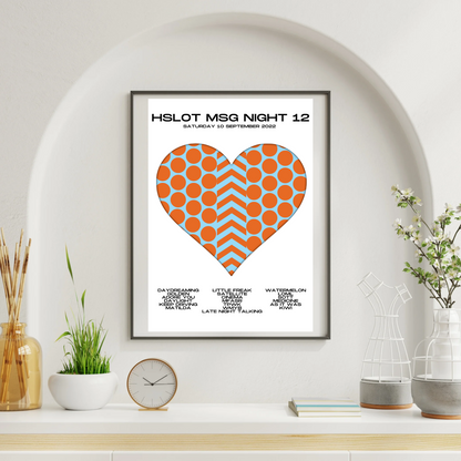 Love On Tour - HSLOT 2022 MSG New York N12 Show Poster Print - 2 styles | 3 sizes