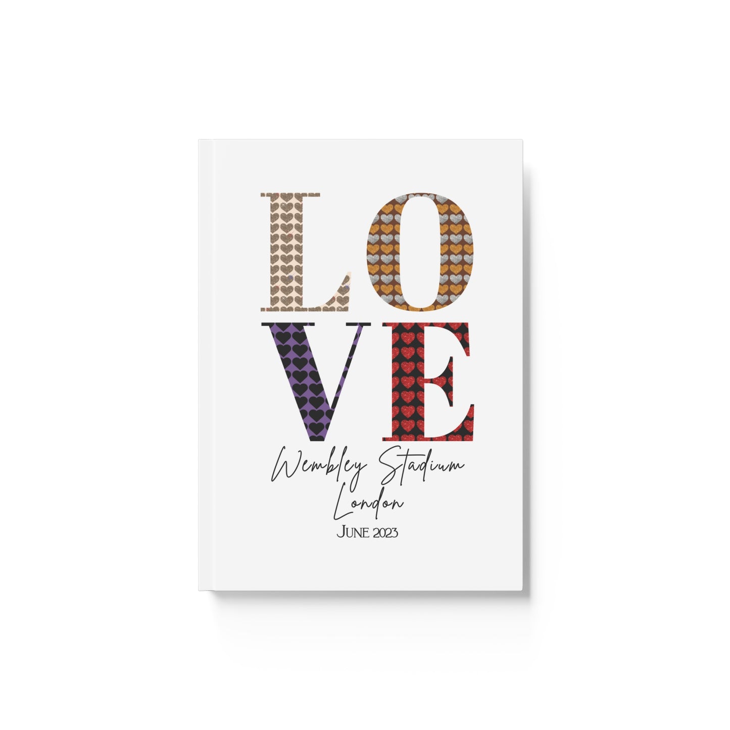 Love in London 2023 Hard Backed 5x7” Journal | Notebook | Love on Tour - HSLOT