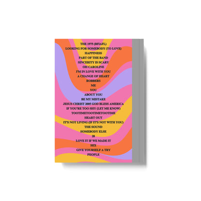 SATVB Newark Setlist Hard Backed Journal | Notebook