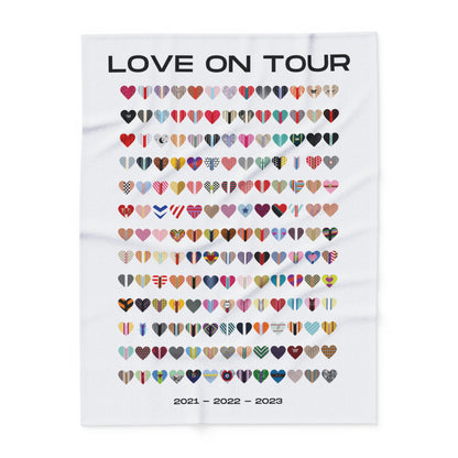 169 Collection Love on Tour Fleece Blanket | HSLOT | 3 Sizes