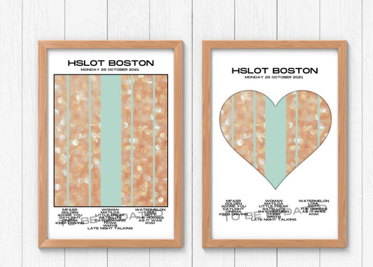 Love On Tour - HSLOT 2021 Boston Poster Print - 2 styles | 3 sizes