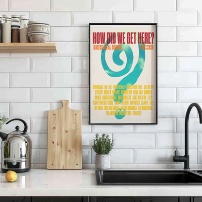How Did We Get Here Cologne Setlist Print | 5 sizes