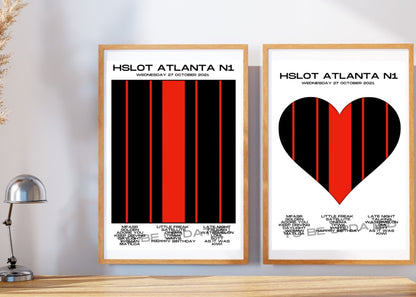 Love On Tour - HSLOT 2021 Atlanta N1 Poster Print - 2 styles | 3 sizes