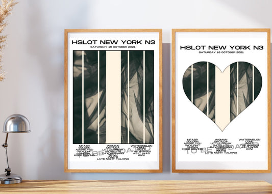 Love On Tour - HSLOT 2021 New York N3 Poster Print - 2 styles | 3 sizes