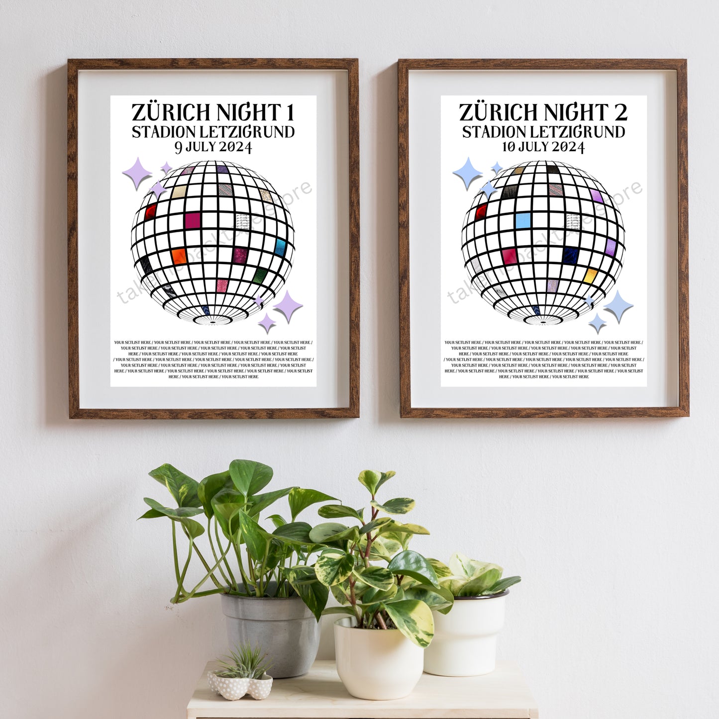 Eras Zurich Setlist Show Posters | Print | 3 Sizes