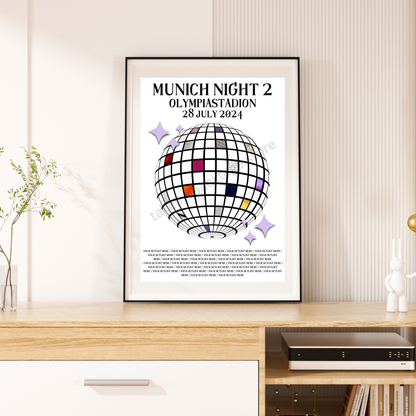 Eras Munich Setlist Show Posters | Print | 3 Sizes