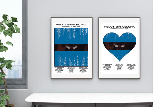 Love On Tour - HSLOT 2023 Barcelona Show Poster Print - 2 styles | 3 sizes