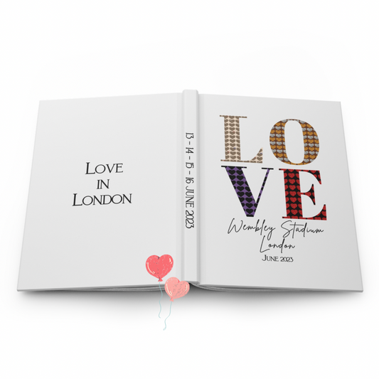 Love in London 2023 Hard Backed 5x7” Journal | Notebook | Love on Tour - HSLOT