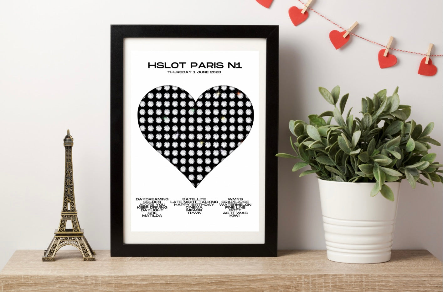 Love On Tour - HSLOT 2023 Paris N1 Show Poster Print - 2 styles | 3 sizes