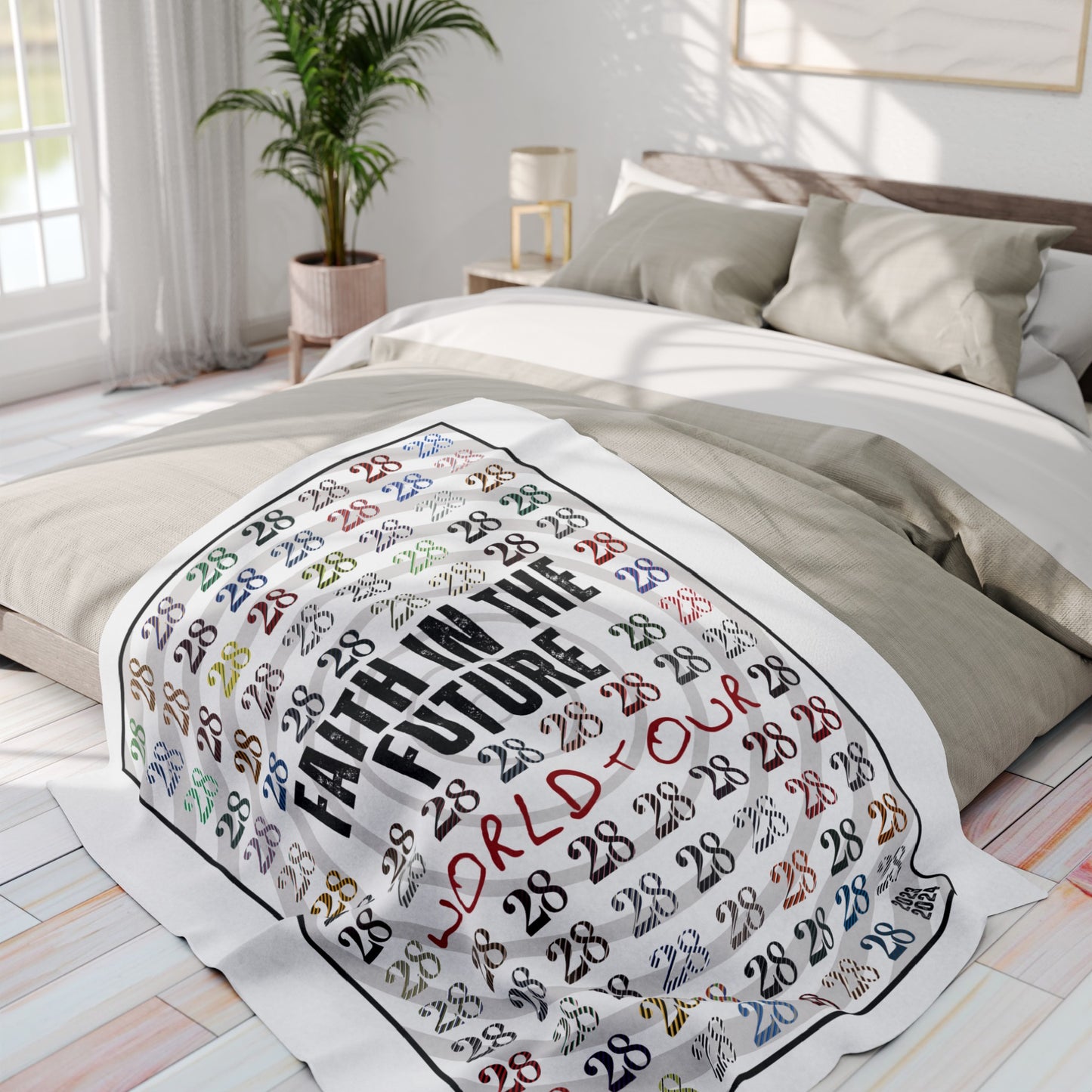 FITF 28 Fleece Blanket | Faith In The Future World Tour | 3 Sizes