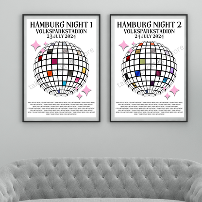 Eras Hamburg Setlist Show Posters | Print | 3 Sizes