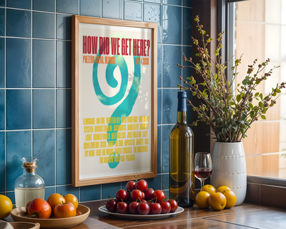 How Did We Get Here Gliwice Setlist Print | 5 sizes