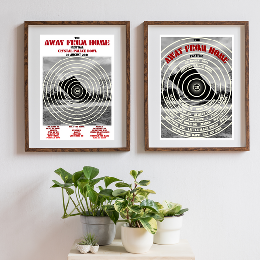 Away From Home Festival 2021 Setlist Print | AFHF | 2 designs