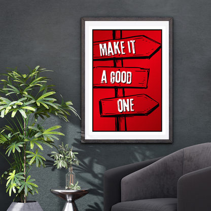 Busted Good One Lyric Print | 5 Sizes