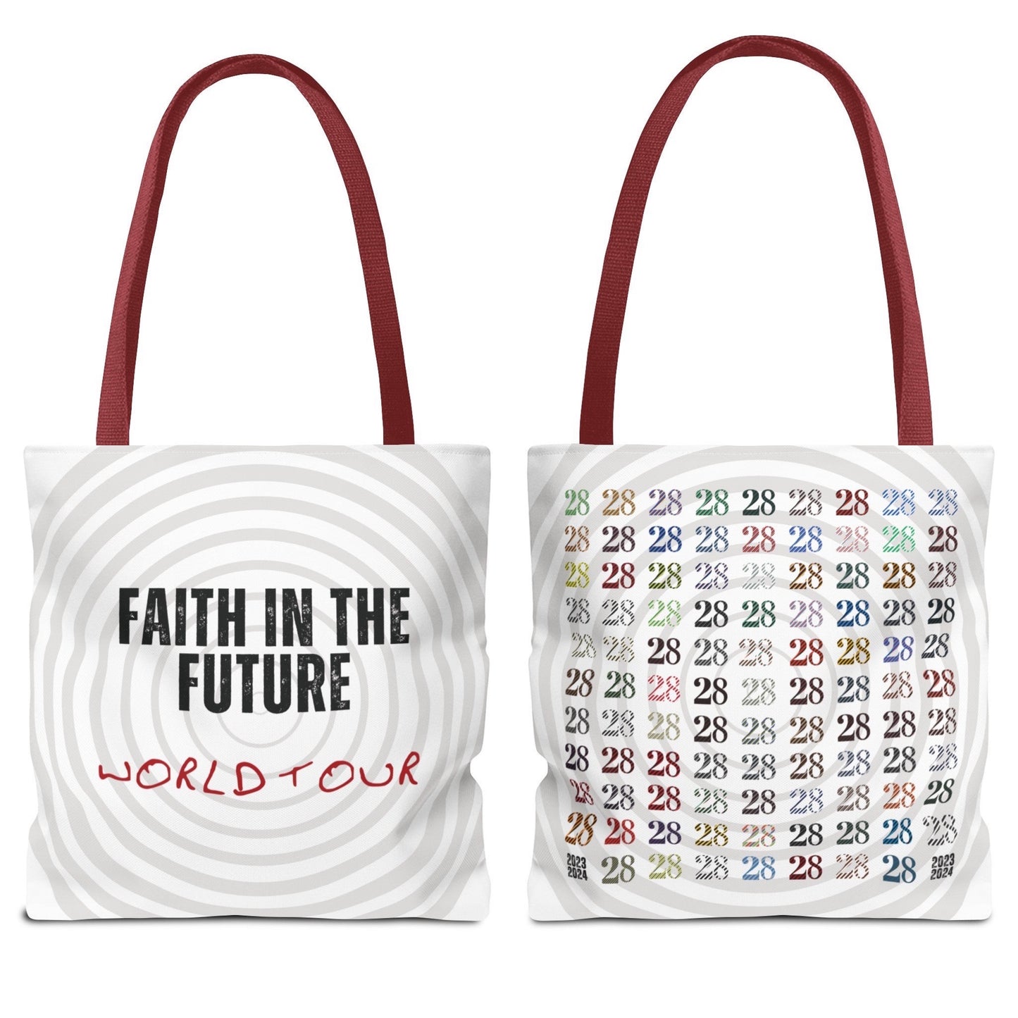 FITF 28 Tote bag | Faith In The Future World Tour | 3 Sizes