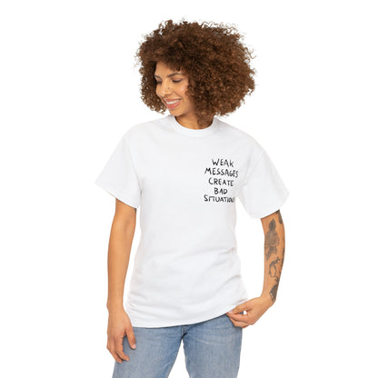 Matty Healy Weak Messages Tattoo Cotton Tee (The 1975)