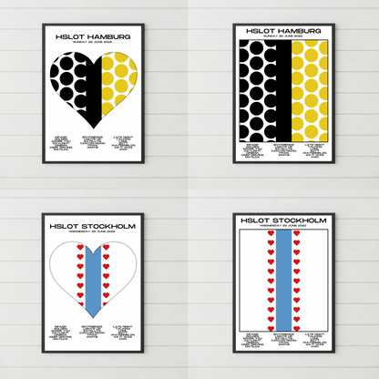 HSLOT 2022 Europe Setlist Posters | All Shows | 3 Sizes