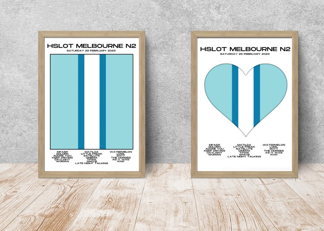 Love On Tour - HSLOT 2023 Melbourne N2 Show Poster Print - 2 styles | 3 sizes