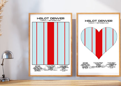 Love On Tour - HSLOT 2021 Denver Show Poster Print - 2 styles | 3 sizes